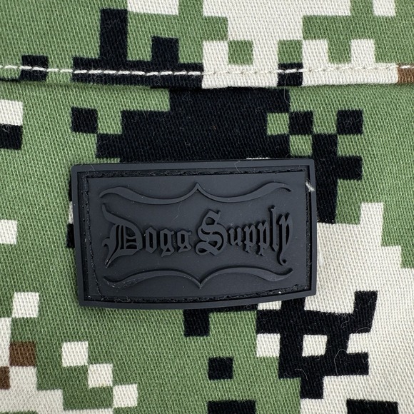 Dogg Supply by Snoop Dogg Men's L Short Sleeve Shirt Digi Camo Green Stretch - Picture 6 of 11